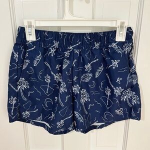 Magellan Outdoors Blue and White Athletic Shorts with SC Palmetto Pattern